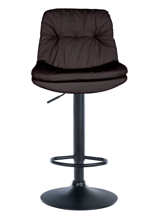 Scaun de bar Laurel imitatie piele, maro