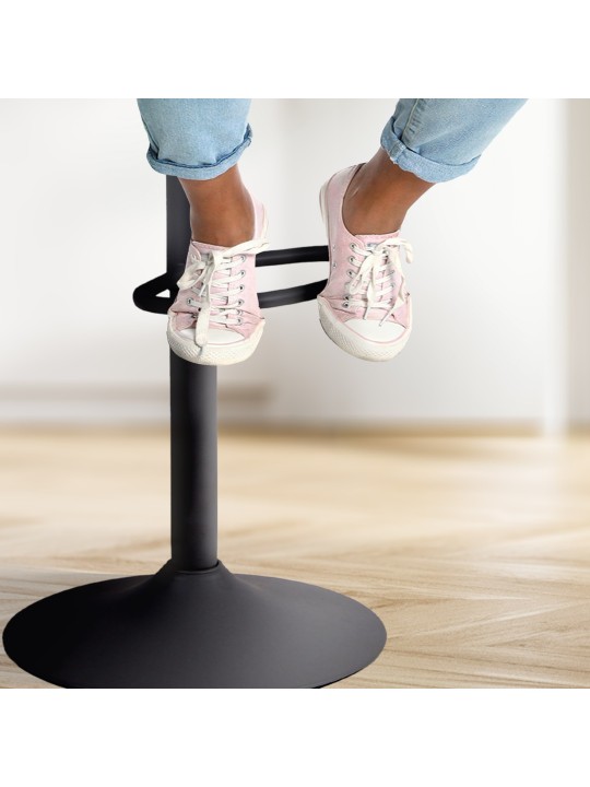 Set 2 scaune de bar Aveiro, negru