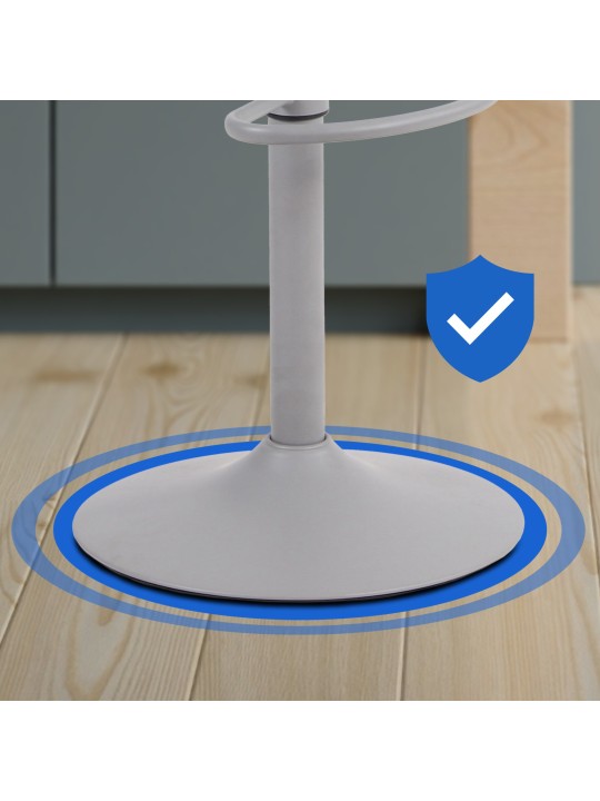 Set 4 scaune de bar Aveiro, gri