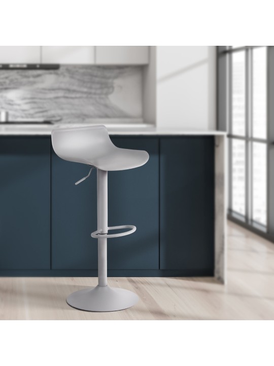 Set 4 scaune de bar Aveiro, gri