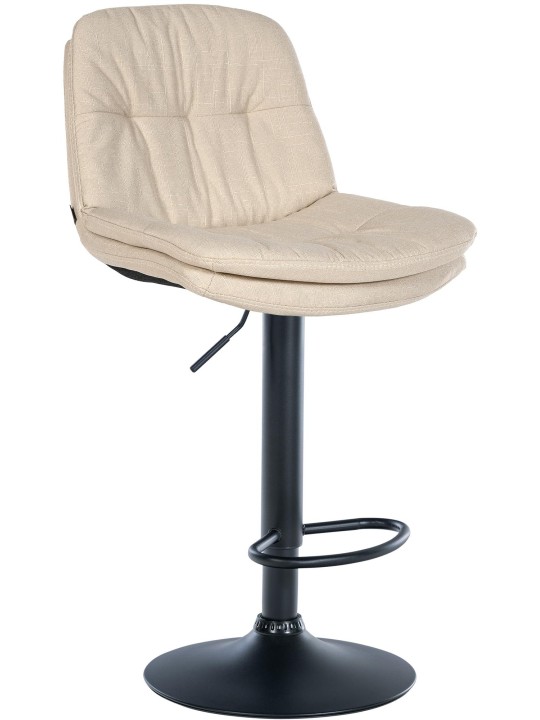 Scaun de bar Tesatura Laurel, crem
