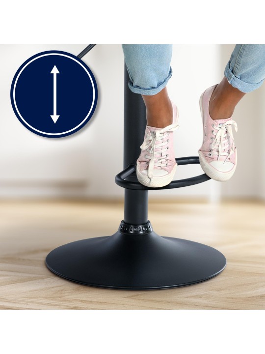 Scaun de bar Tesatura Laurel, maro Scaun de bar Tesatura Laurel, maro