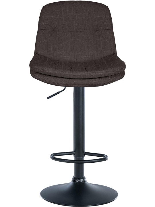 Scaun de bar Tesatura Laurel, gri închis