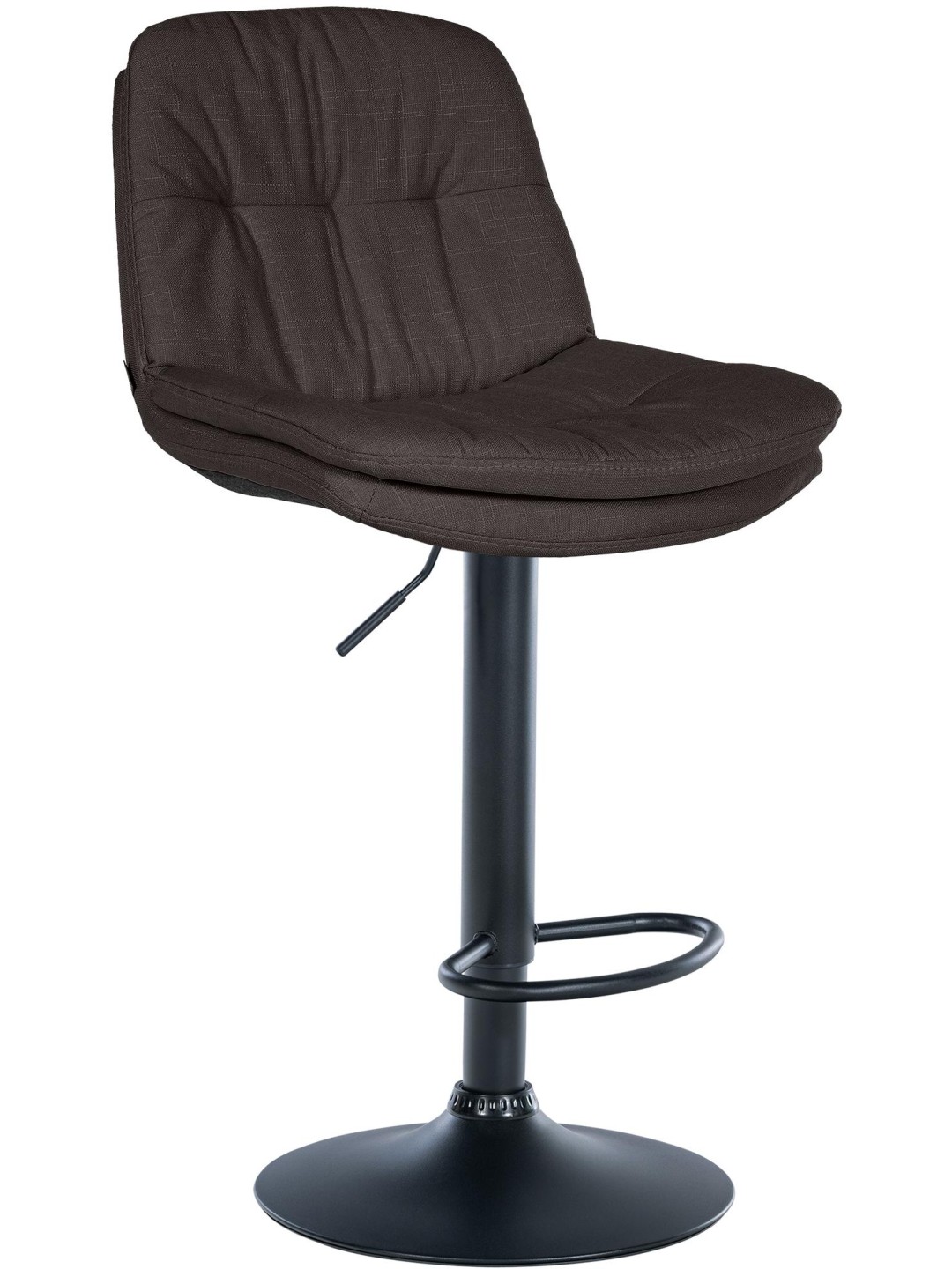 Scaun de bar Tesatura Laurel, gri închis