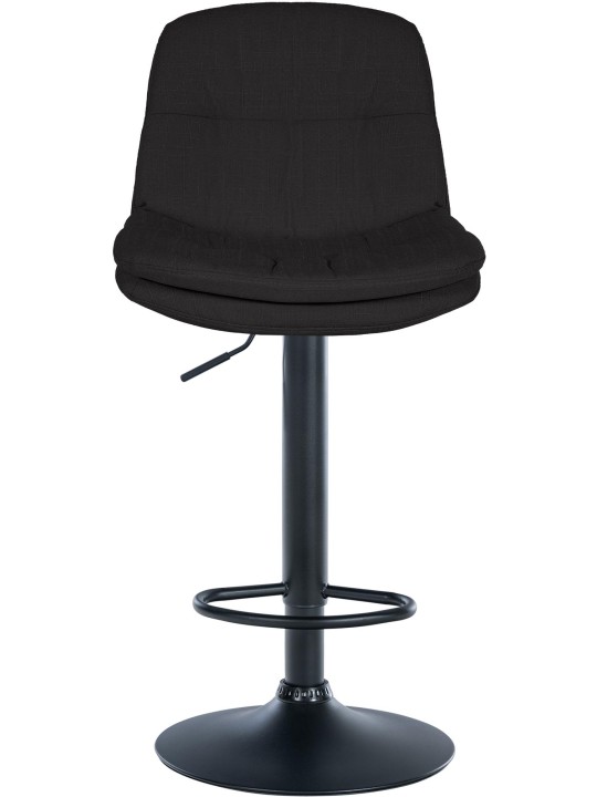 Scaun de bar Tesatura Laurel, negru