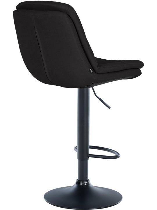 Scaun de bar Tesatura Laurel, negru