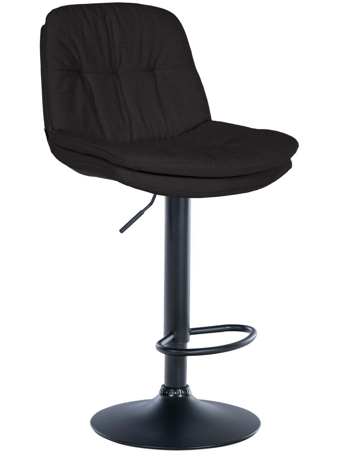 Scaun de bar Tesatura Laurel, negru