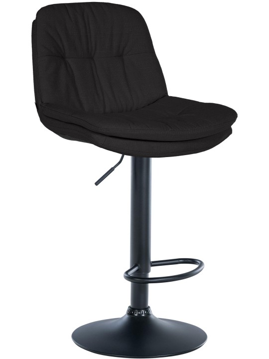 Scaun de bar Tesatura Laurel, negru