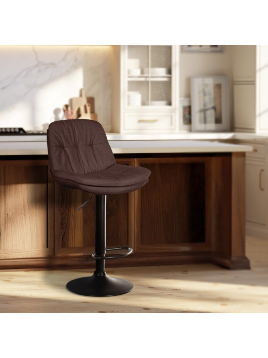 Scaun de bar Tesatura Laurel, maro Scaun de bar Tesatura Laurel, maro