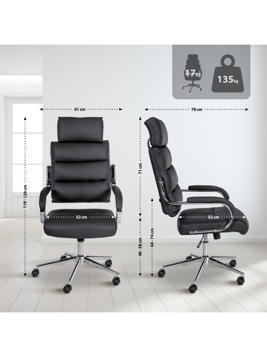 Scaun de birou Campo, negru Scaun de birou Campo, negru