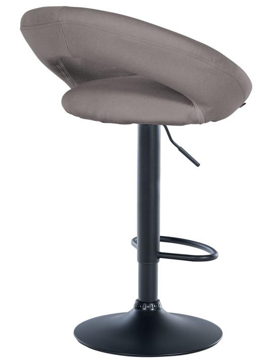 Scaun de bar Olinda stofa, gri