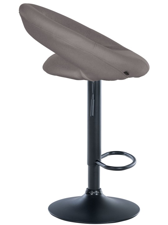 Scaun de bar Olinda stofa, gri