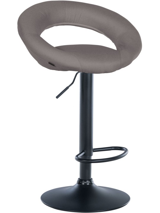 Scaun de bar Olinda stofa, gri