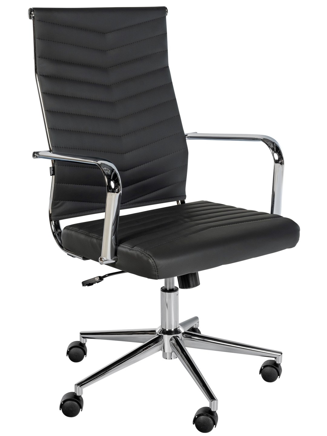 Scaun de birou Canby imitatie piele, negru