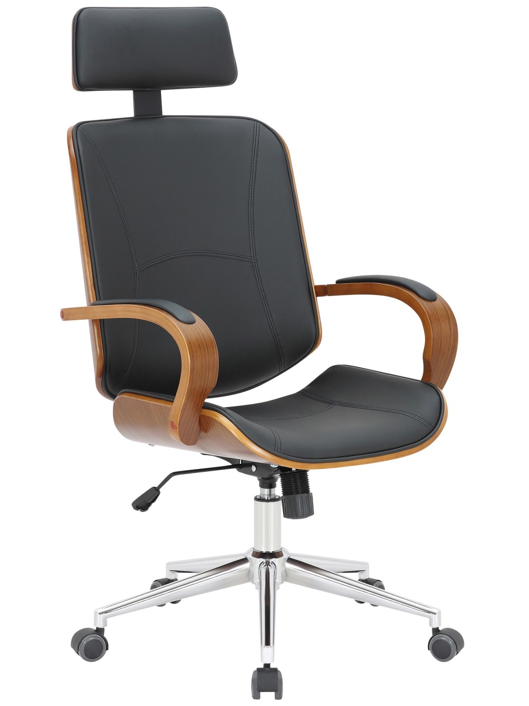 Scaun de birou Dayton, nuc/negru