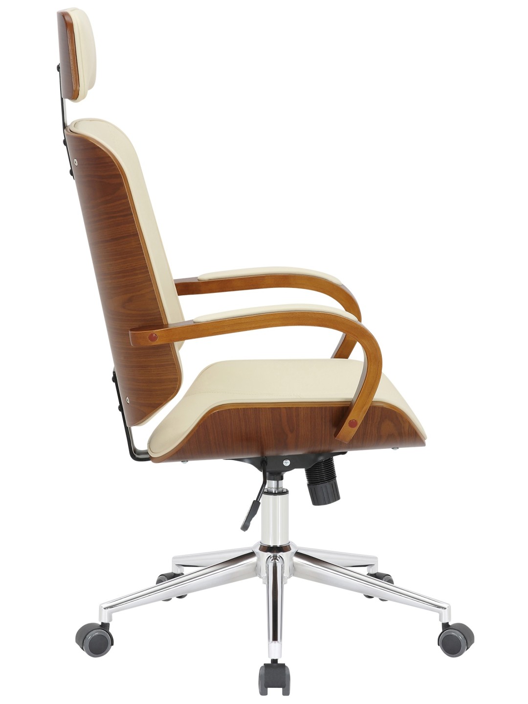 Scaun de birou Dayton, nuc/crem