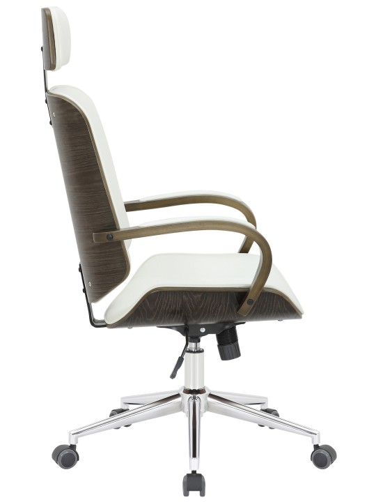 Scaun de birou Dayton gri, alb/gri