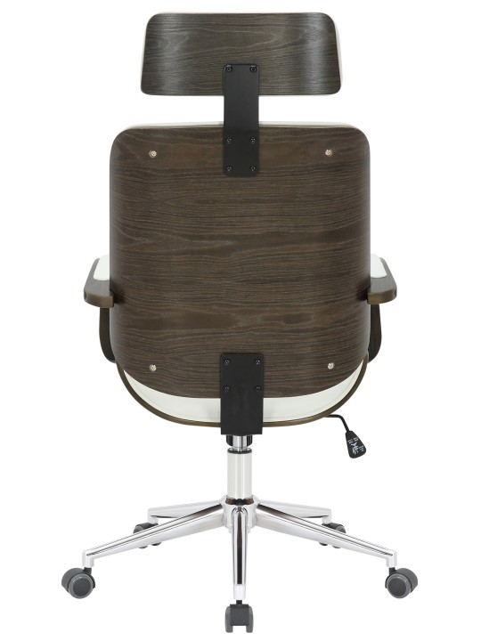 Scaun de birou Dayton gri, alb/gri