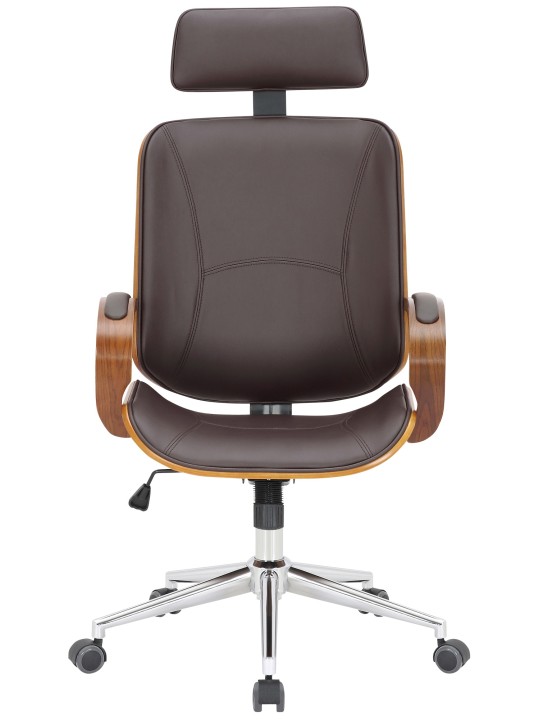 Scaun de birou Dayton, nuc/maro