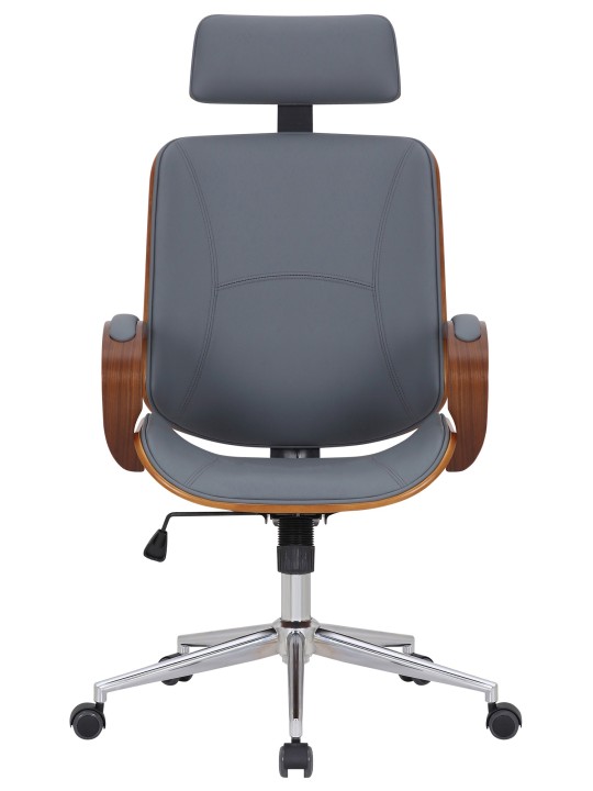 Scaun de birou Dayton, nuc/gri