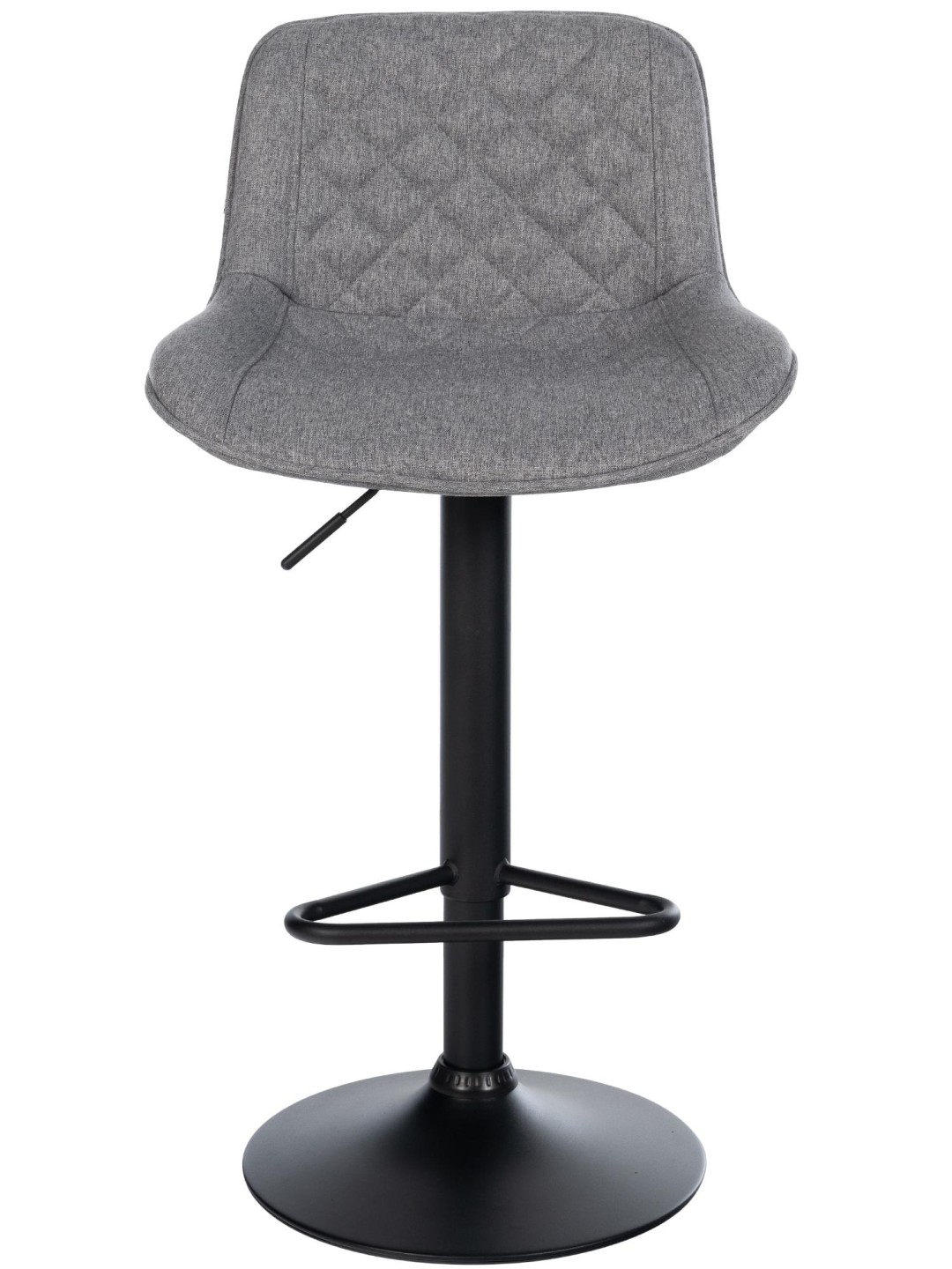 Scaun de bar Tesatura Kasson, gri închis