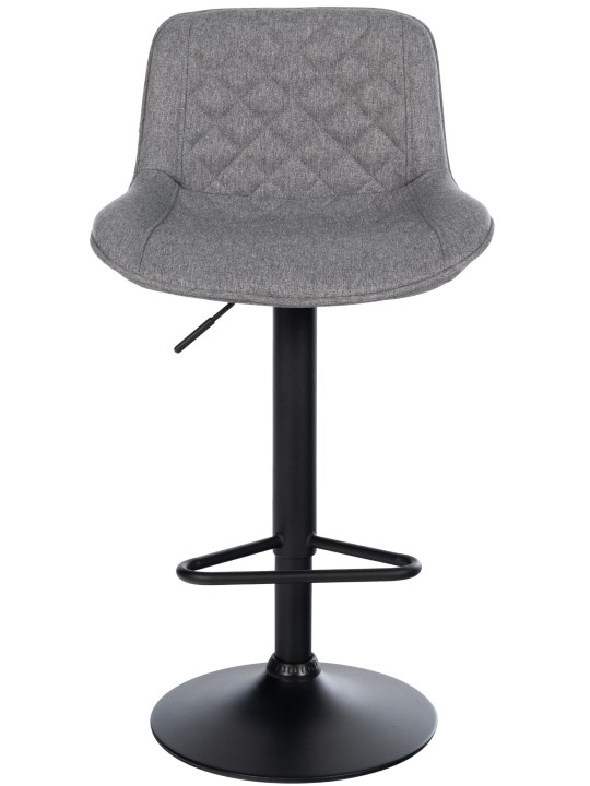 Scaun de bar Tesatura Kasson, gri închis