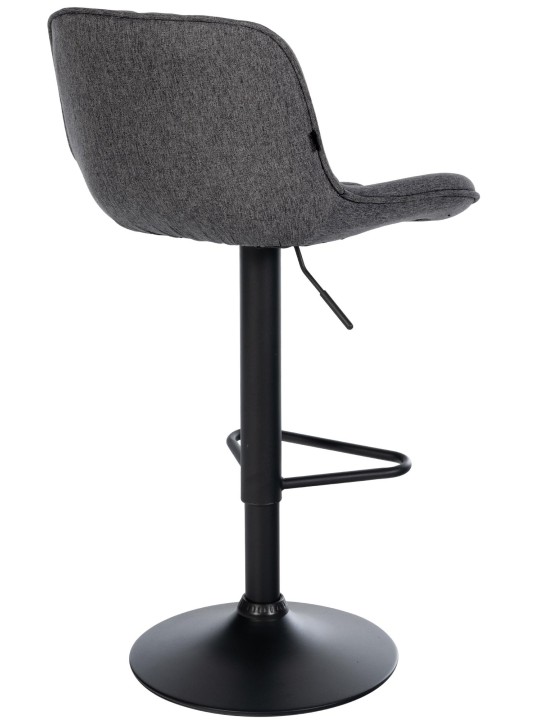 Scaun de bar Tesatura Kasson, negru