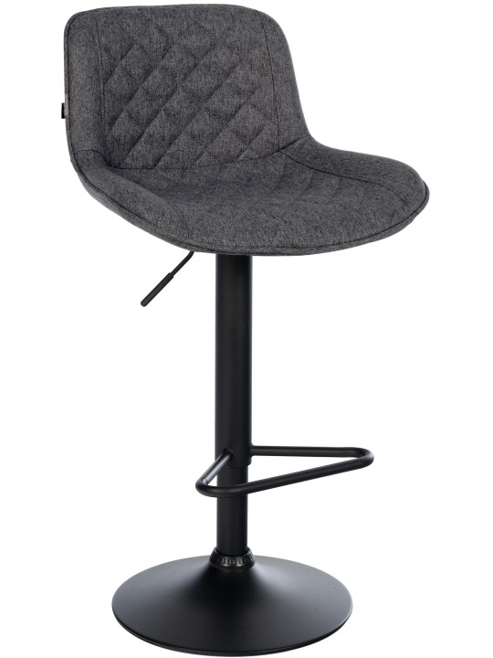 Scaun de bar Tesatura Kasson, negru