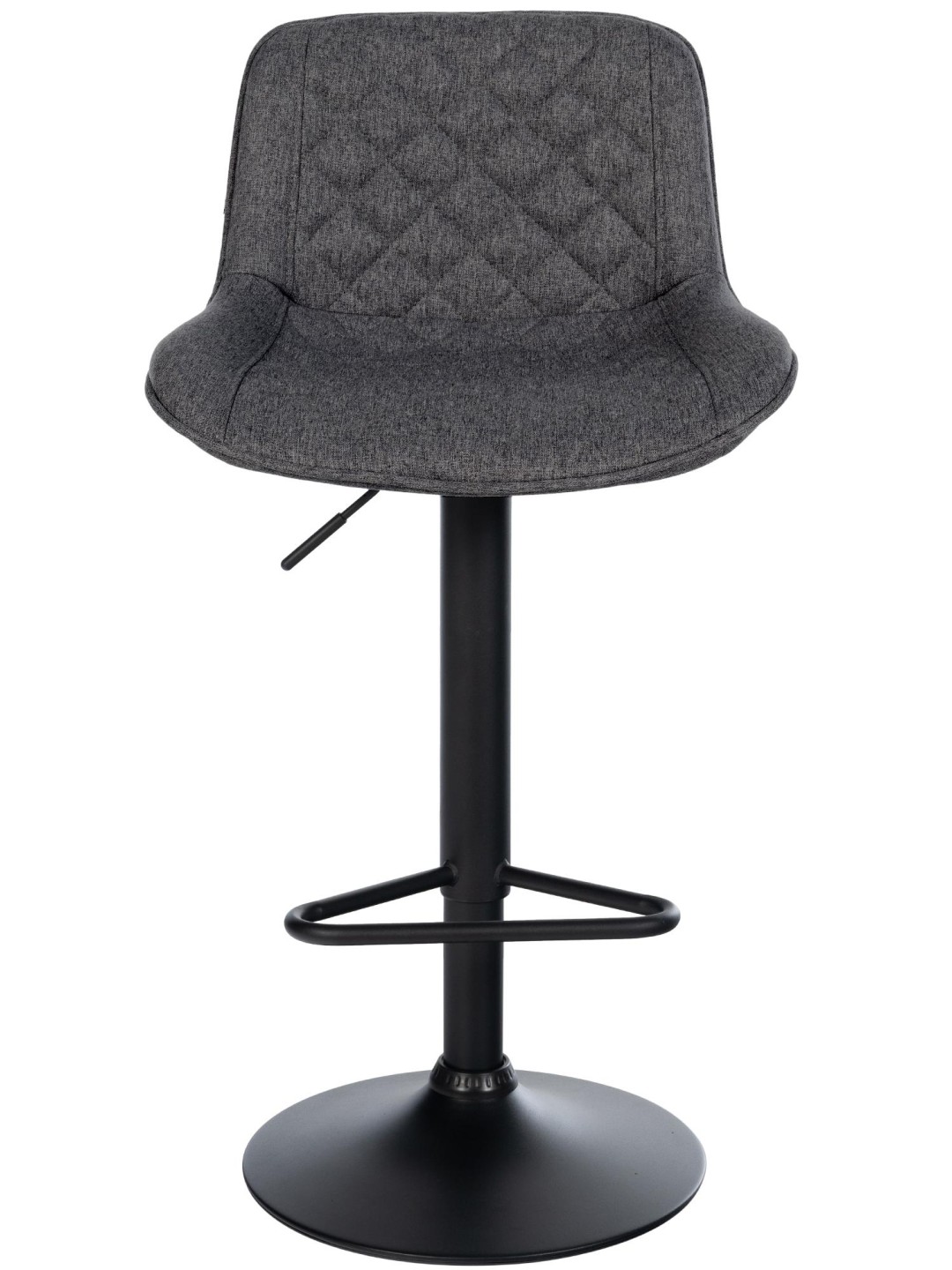 Scaun de bar Tesatura Kasson, negru