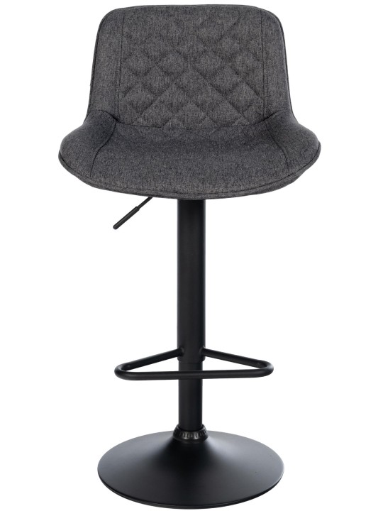 Scaun de bar Tesatura Kasson, negru