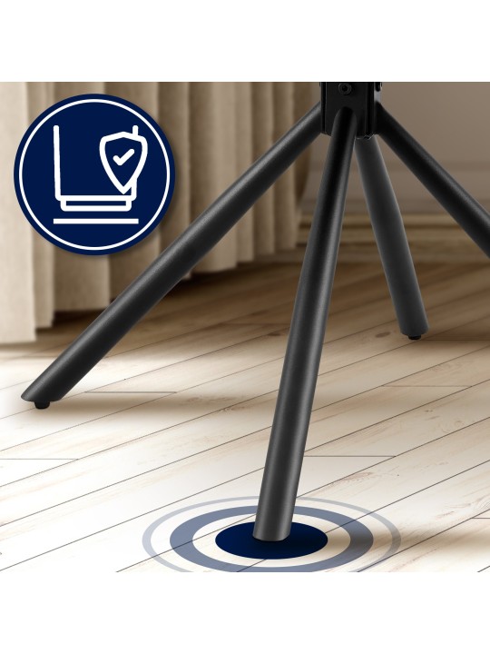 Set 2 scaune tipton stofa, negru