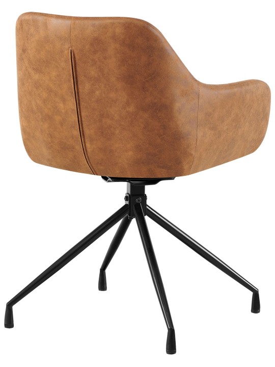 Set 2 scaune de sufragerie Welby Vintage, maro deschis Set 2 scaune de sufragerie Welby Vintage, maro deschis