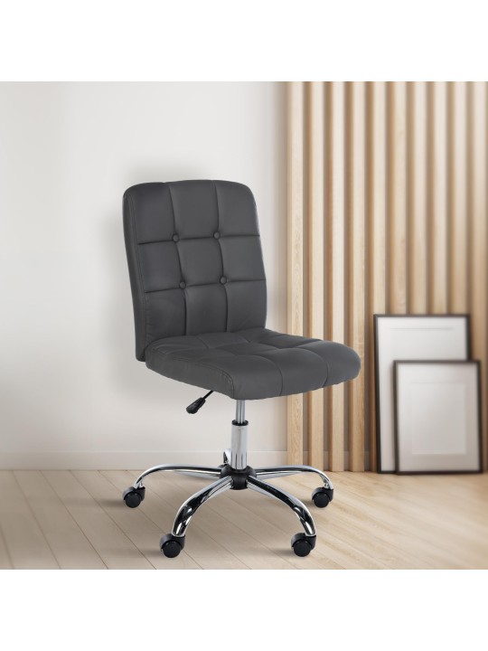 Scaun de lucru Trenton imitatie piele, gri Scaun de lucru Trenton imitatie piele, gri