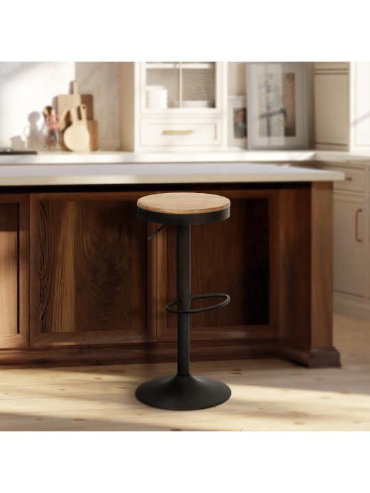 Scaun de bar Pitas, natural