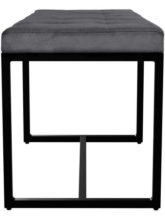 Banca Barci B Velvet, gri închis