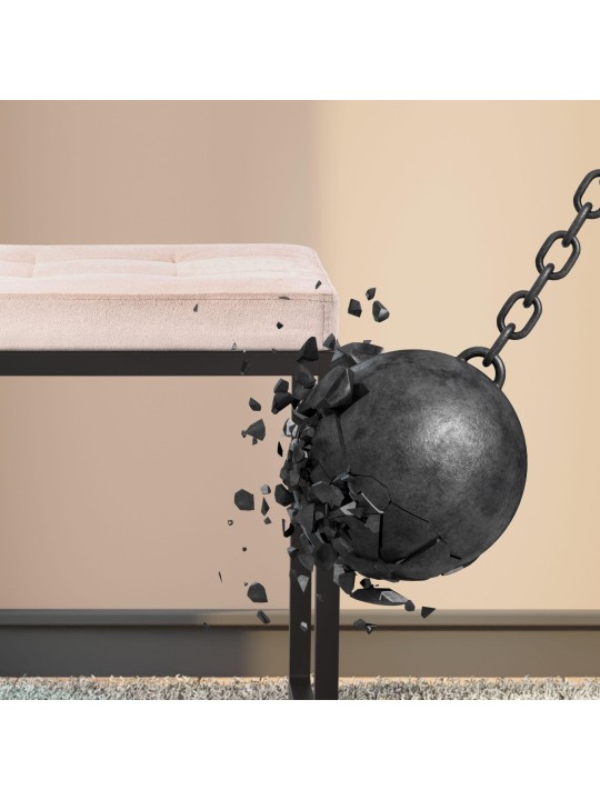 Banca Barci B Velvet, crem Banca Barci B Velvet, crem