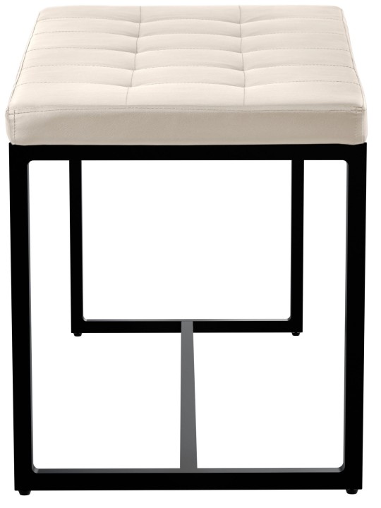 Bancă imitație piele Barci B, crem Bancă imitație piele Barci B, crem