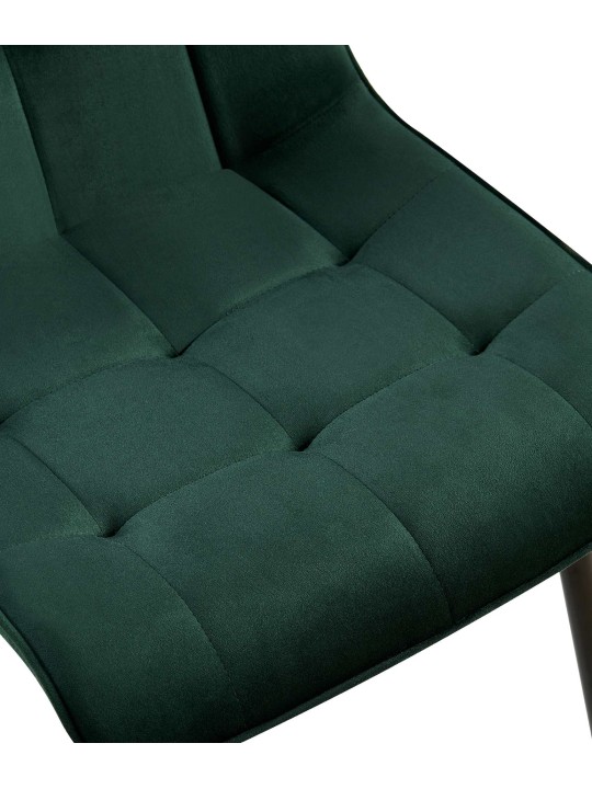 Set 2 scaune de sufragerie catifea Gifford, verde Set 2 scaune de sufragerie catifea Gifford, verde