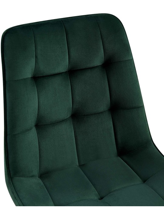 Set 2 scaune de sufragerie catifea Gifford, verde Set 2 scaune de sufragerie catifea Gifford, verde