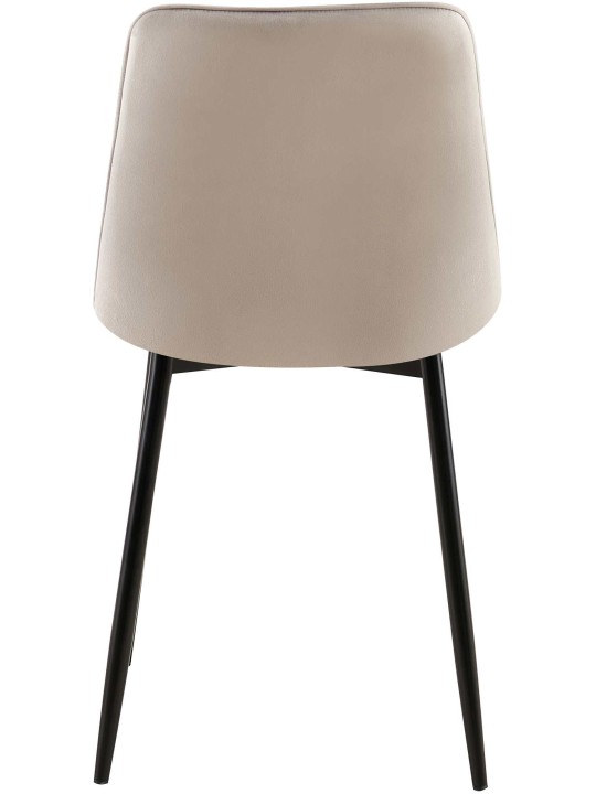 Set 2 scaune de sufragerie catifea Gifford, gri