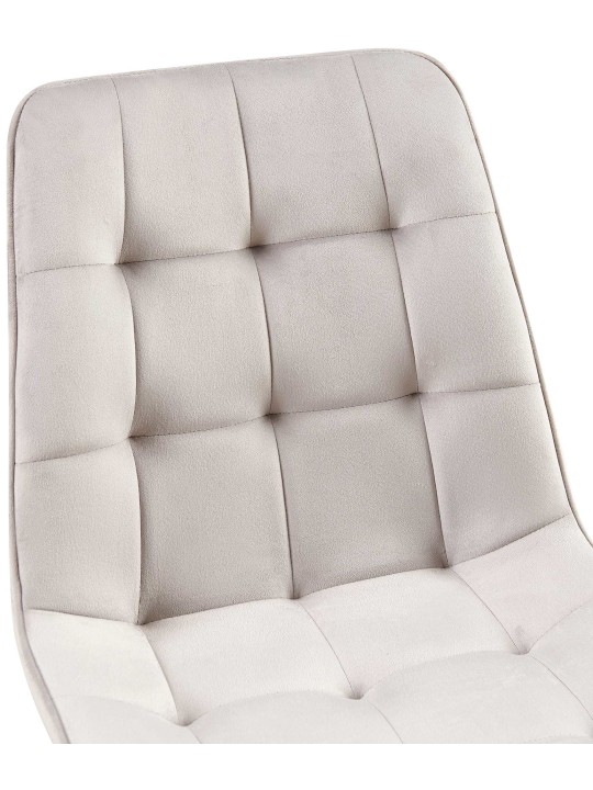 Set 2 scaune de sufragerie catifea Gifford, gri