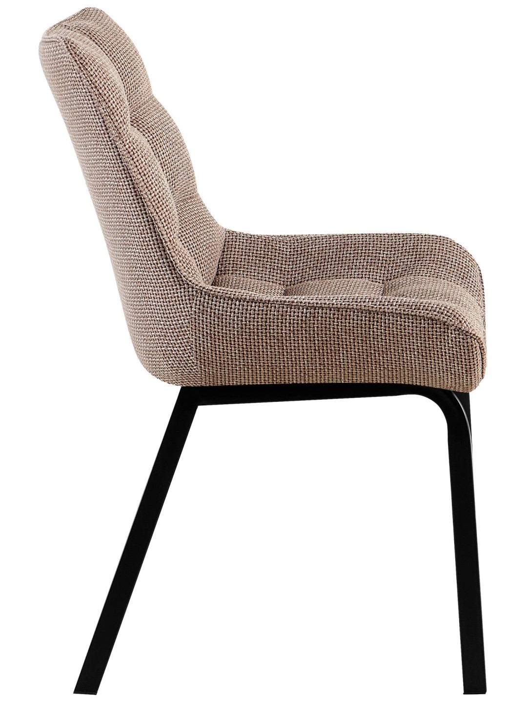 Set 2 scaune Saranda stofa, maro pământiu