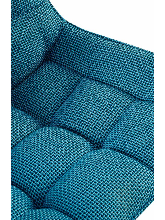 Set 2 scaune Saranda stofa, turcoaz