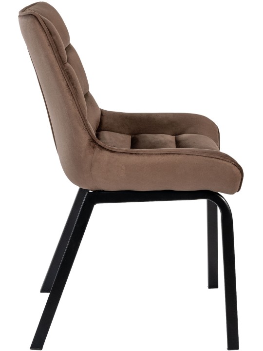 Set 2 scaune Saranda catifea, maro Set 2 scaune Saranda catifea, maro