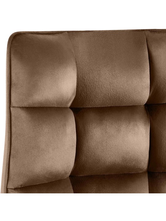 Set 2 scaune Saranda catifea, maro Set 2 scaune Saranda catifea, maro