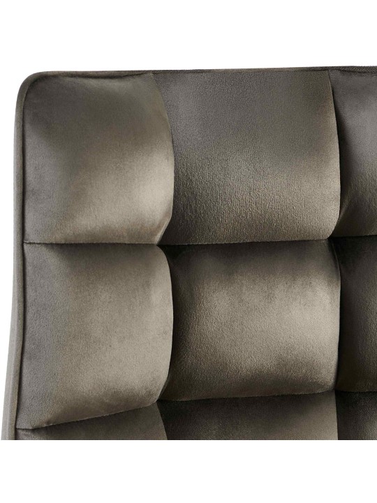 Set 2 scaune Saranda catifea, antracit