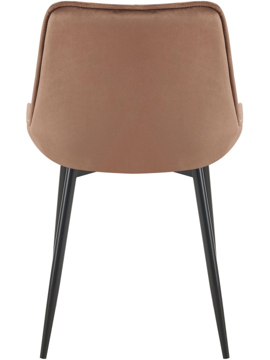 Set 2 scaune de sufragerie Wallace catifea, maro Set 2 scaune de sufragerie Wallace catifea, maro