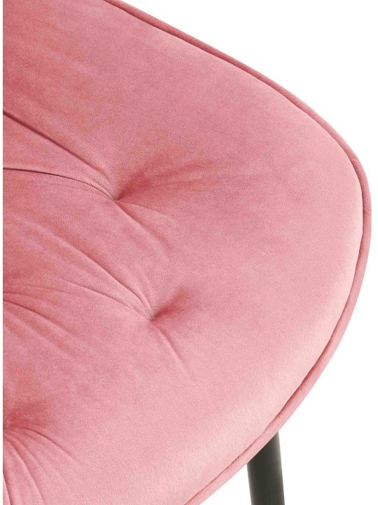 Set 2 scaune de sufragerie Wallace catifea, roz Set 2 scaune de sufragerie Wallace catifea, roz