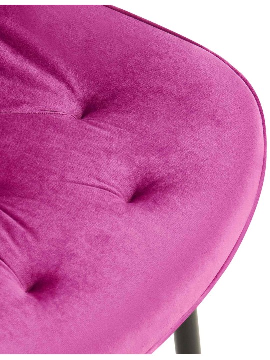 Set 2 scaune de sufragerie Wallace catifea, lila