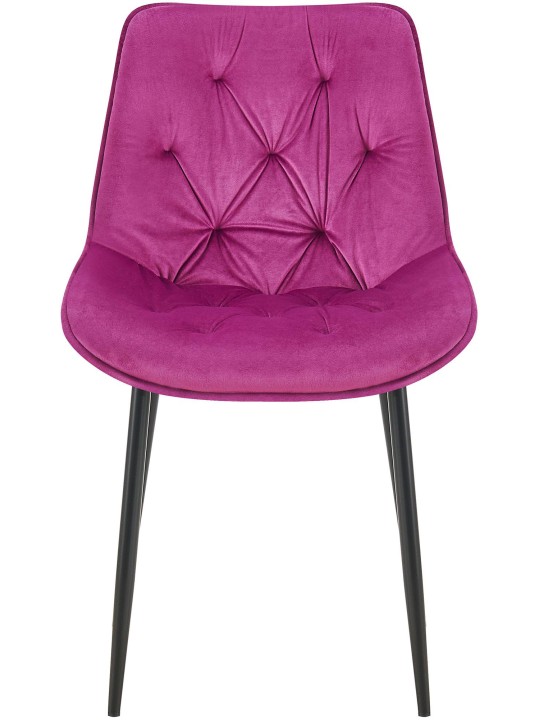 Set 2 scaune de sufragerie Wallace catifea, lila